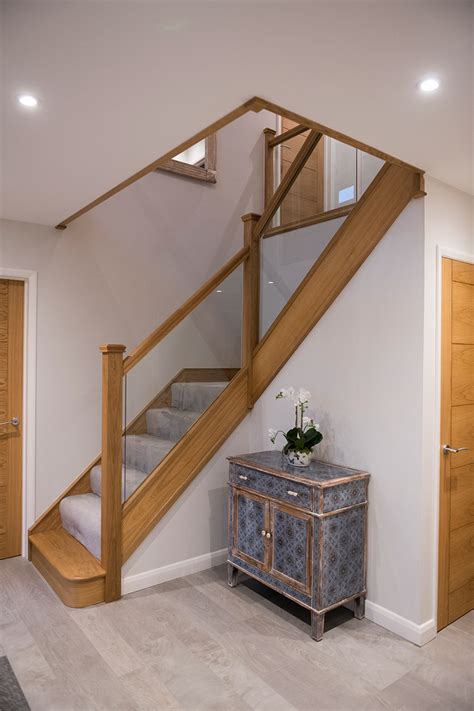 Oak And Glass Staircase Renovations Hambledon Staircases