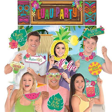 luau party photo booth kit photo booth kit party photo booth luau party