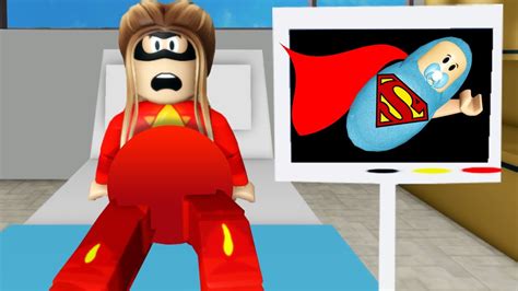 Pregnant With A Superhero Roblox Youtube