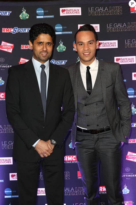 Je suis reconnaissant qu'il soit stable et vivant. Nasser Al-Khelaïfi et Mohamed Bouhafsi - Soirée de gala en ...