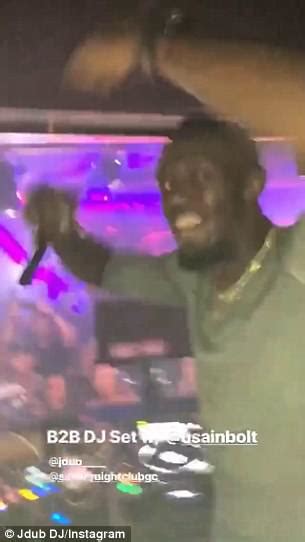 usain bolt spends night at gold coast s sin city nightclub daily mail online