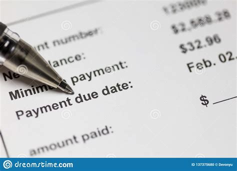 Maybe you would like to learn more about one of these? Credit Card Payment Due Date Stock Photo - Image of bill ...