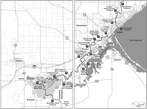 Trail Section Mn Wi Border To Duluth Hike The Sht