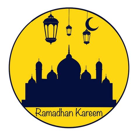 Premium Vector Ramadan Kareem Design Mosque Handdrawn