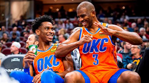 Get the latest nba news and analysis on the lakers, warriors, celtics, knicks, heat, clippers, bucks and the rest of the nba. Oklahoma City Thunder guards Chris Paul and Shai Gilgeous ...