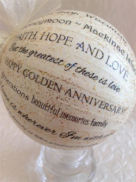 Personalized anniversary gifts for parents. 50th Anniversary Gift For Parents/Friends/ Personalized ...