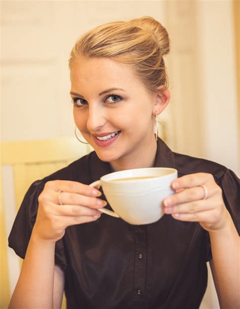 Woman With Coffee Free Stock Photo Public Domain Pictures