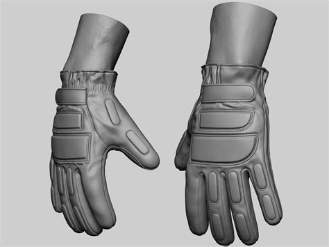 Army Gloves 3d Model 19 Ztl Obj Free3d
