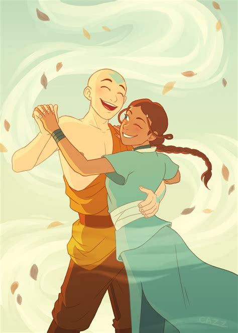 Steffi — Made Some Kataang Fanart Because I Love These Avatar Airbender Avatar Cartoon
