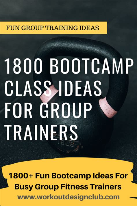 1800 Bootcamp Ideas For Group Trainers Bootcamp Workout Plan