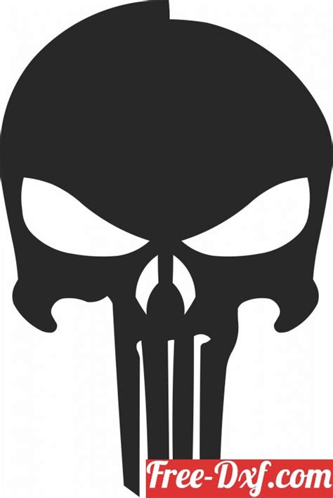 Free Punisher Skull Svg Files