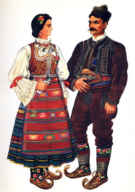 Costume Of Central Serbia Or Šumadija Шумадија Traditional Outfits
