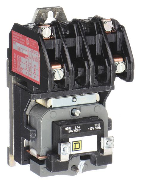 Square D 2 Poles 120v Ac Lighting Magnetic Contactor 2cg61