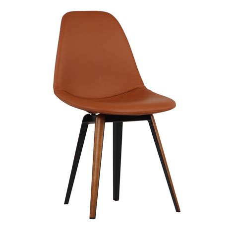 Detailed product description metal frame chair size:30.5*30.5*47.5cm frame:33*47.5cm material: Slice Chair w/ Black Metal Frame // Cognac Italian Leather ...