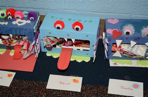 Valentine Boxes For Kids Made With Painted Kleenex Boxes Craft Foam