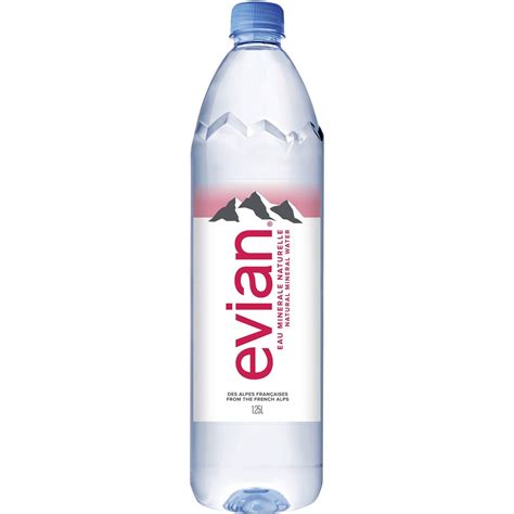 Evian Mineral Water Evian Natural Mineral Water Is Mirrored In Duas