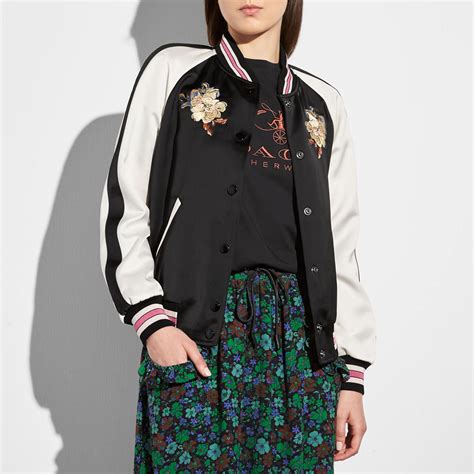 We can help you outfit everyone in all of our apparel can be customized with your logo. Coach Reversible Varsity Jacket - Women's In Black Multi ...