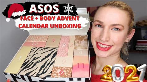 Asos 2021 Advent Calendar Unboxing Beauty Advent Calendar Beauty