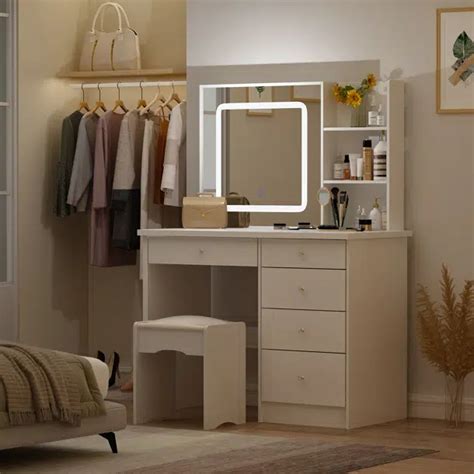 Tackitt 39 4 Wide Vanity Set With Stool And Mirror In 2022 Bedroom