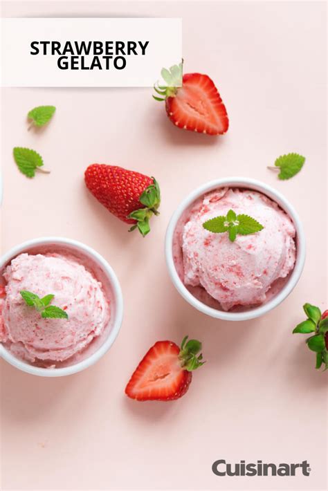 Maybe you would like to learn more about one of these? This creamy strawberry gelato can be made in no time with one of our ice cream makers: https ...