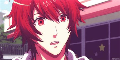 Red Haired Anime Boy With Red Eyes Shana Known As The Flaming Haired
