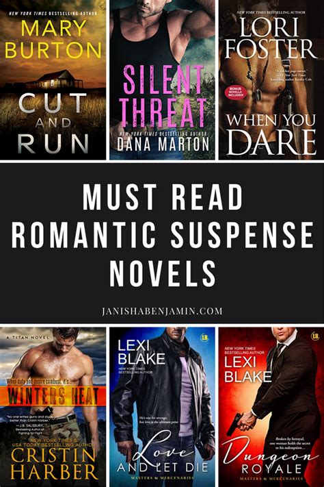 10 Must Read Romantic Suspense And Actionadventure Romance Novels In
