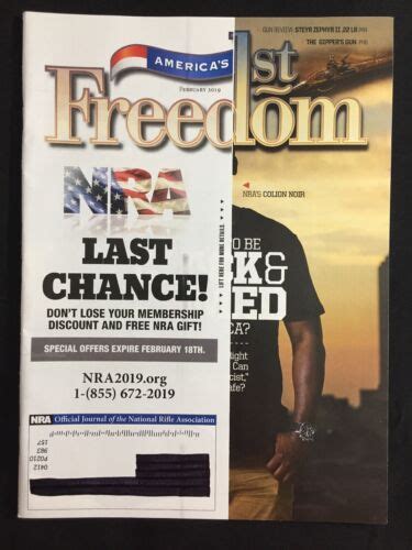 Americas 1st Freedom Magazine February 2019 Ebay