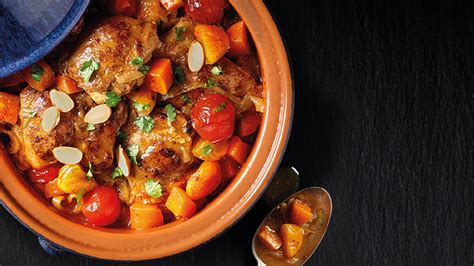 Add the onion, ginger, turmeric, cinnamon, and cook until onion is translucent, about 3. Recipe: One pot chicken tagine | Recipes