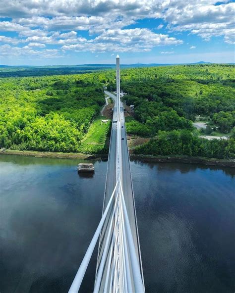 Way Up In The Observatory Of The Penobscot Narrows Bridge