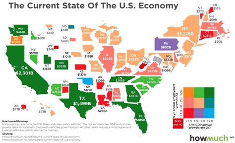 Map Where The Economic Recovery In The Us Has Taken Hold And