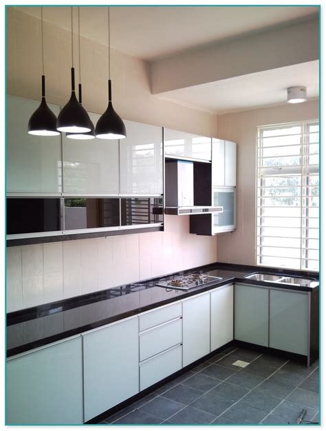 Fabricate plumbing cutouts in back panel. Best Aluminium Kitchen Cabinet Design Malaysia | Home ...