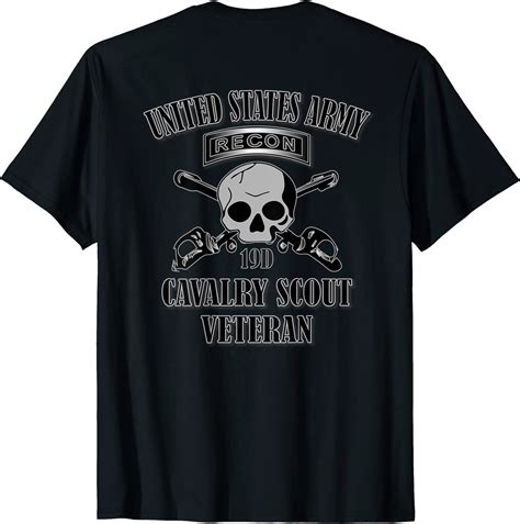 Us Army Cavalry Scout Veteran Back Design