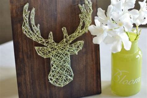 Diy String Art Deer Head Is Our New Favorite Craft Project