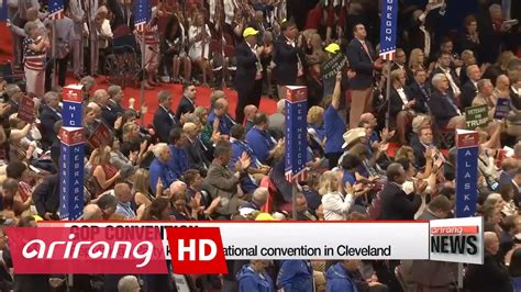 Republican National Convention Kicks Off In Cleveland Youtube