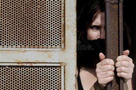 Trapped Woman Stock Photo Image Of Girl Alone Human 22034258
