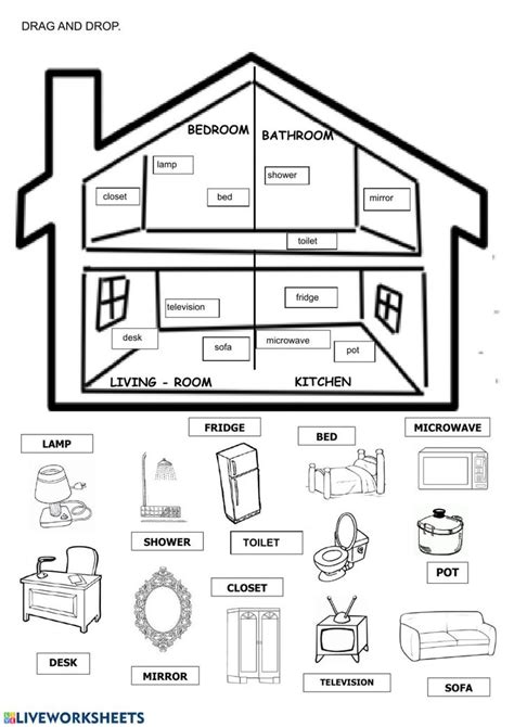 A House That Is Labeled In The Diagram