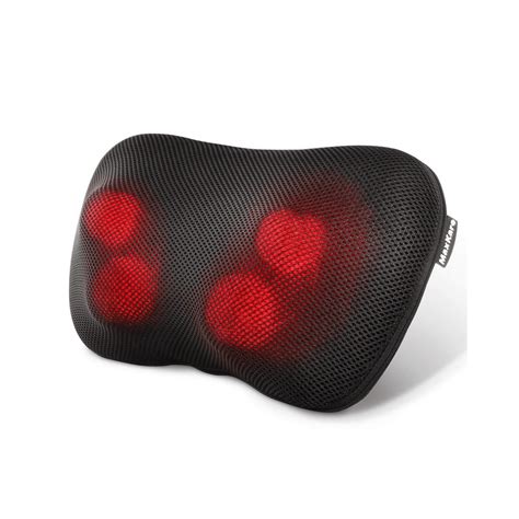 Maxkare Back Massager Neck Massager Massage Pillow With Heat Shiatsu Kneading Massager For