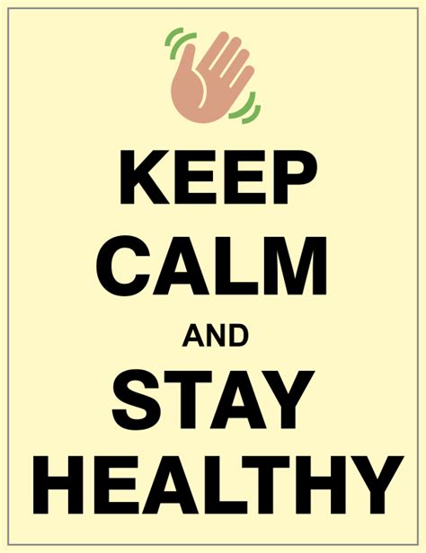 Keep Calm And Stay Healthy 123stickernl