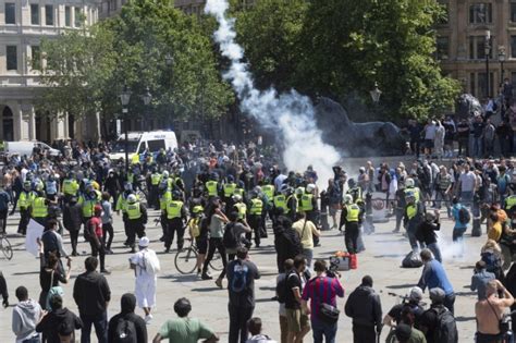 Arrests After Far Right Protesters Clash With Police In London The
