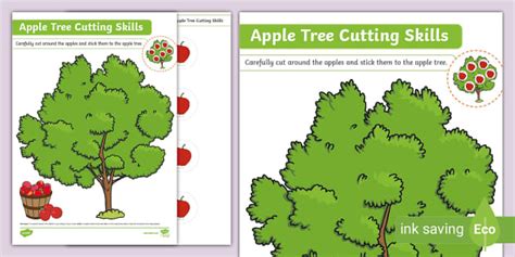 Apple Tree Cutting Skills Activity Ks1 Teacher Made