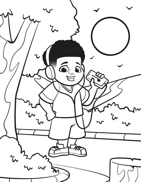 Art And Collectibles Drawing And Illustration Boy In Fedora Coloring Page