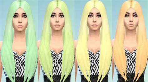 Ohmyglobsims Pastel Hair Recolors David Sims Long Classic Hairstyle