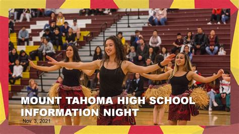 Mount Tahoma High School Information Night 2021 Youtube