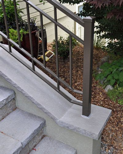 But horizontal deck railing creates a dramatic visual difference that will make your deck stand out. 95 best Outdoor Steps & concrete images on Pinterest | Decks, Facades and Concrete front steps