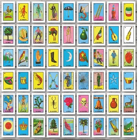 But rather than using balls with numbers on them, la lotería uses a deck of cards containing images of game characters. loteria - Educational Sociolinguistics