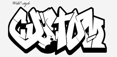 The cans i used are: Graffiti Style: 2 Sketch Graffiti Wildstyle and Simple Design
