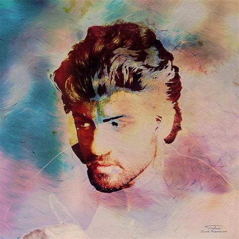 Music Icons George Michael I Painting By Joost Hogervorst