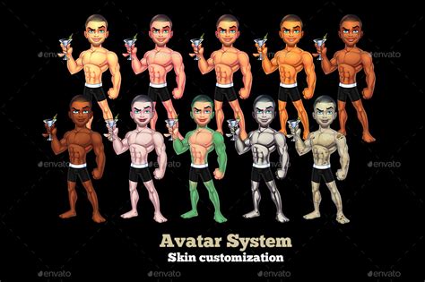 Avatar Creator Man Bundle Sets 1 10 By Sosfactory