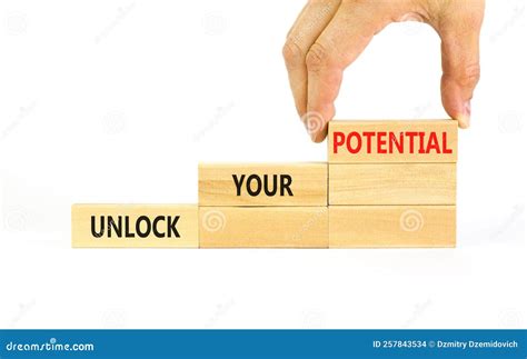 Unlock Your Potential Symbol. Concept Words Unlock Your Potential on