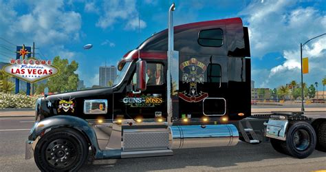 Folgende bücher entstanden in zusammenarbeit mit madonna. Guns N' Roses Freightliner Coronado skin - American Truck ...